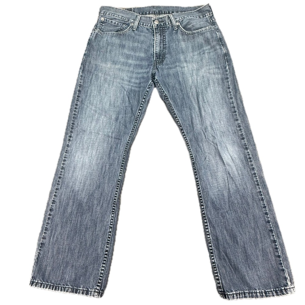 Levi's 514 Straight Fit Jeans Mens 34x30 Blue Denim Medium Wash Classic 4285
